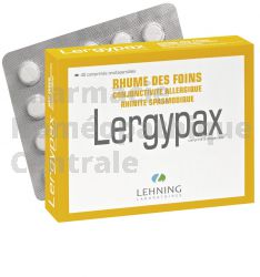 LERGYPAX 40 comprimés