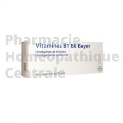 VITAMINES B1-B6, 40 comprimés