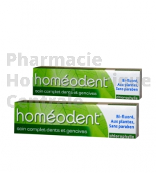 HOMEODENT CHLOROPHYLLE SOIN COMPLET Lot de 2x75ml