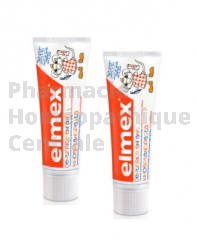 ELMEX DENTIFRICE ENFANT 2 tubes de 50ml